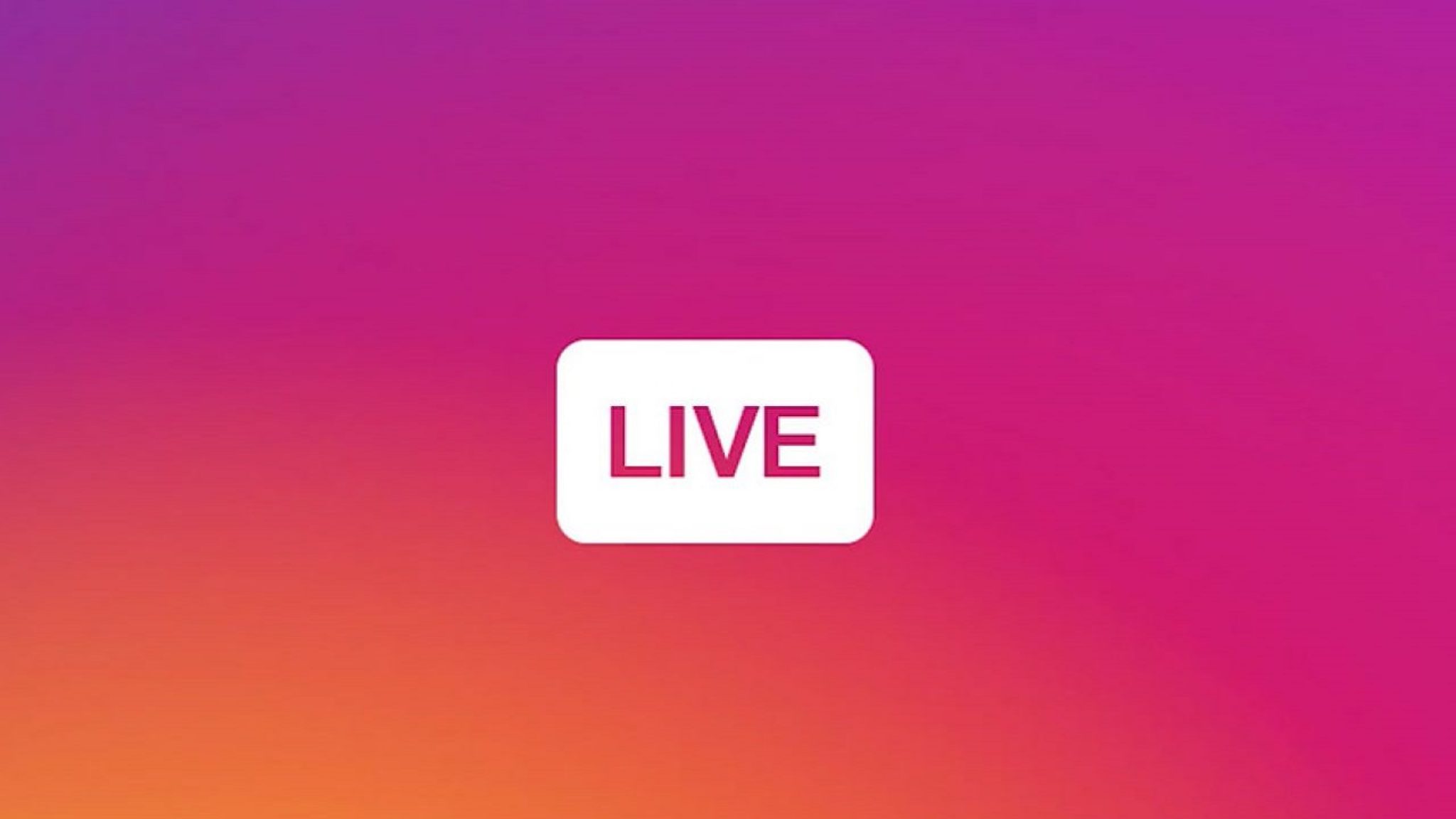 Instagram live