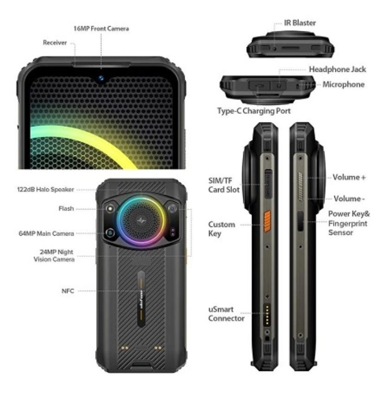 Ulefone Armor Tel Fono Resistente Con Iluminaci N Rgb