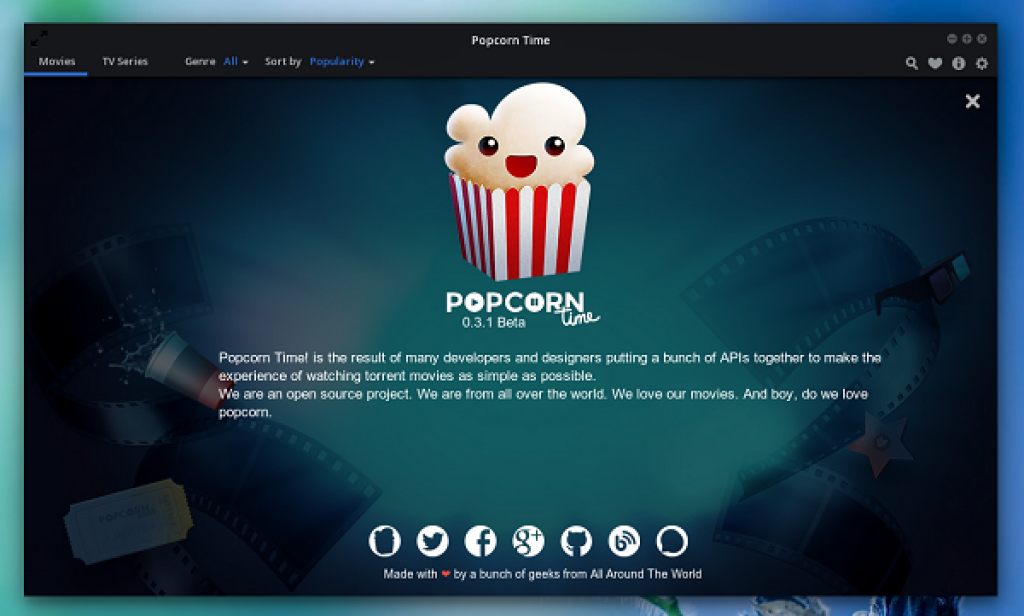 popcorn time online problemas