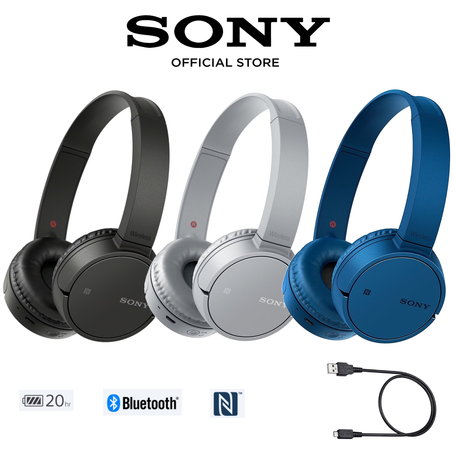  Sony Auriculares inalámbricos Bluetooth – Hasta 50 horas de  duración de la batería con función de carga rápida, modelo en la oreja -  WH-CH520C.CE7 - Edición limitada - Capuchino/Beige : Electrónica