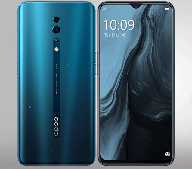 Oppo Reno Z, with familiar design and without fin