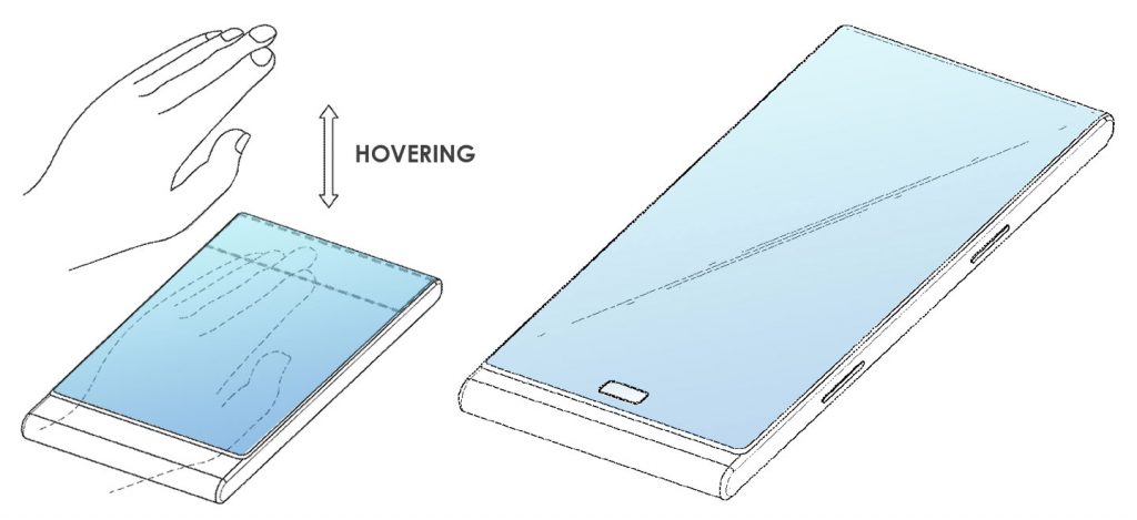 Samsung Surround Screen Smartphone - Hovering