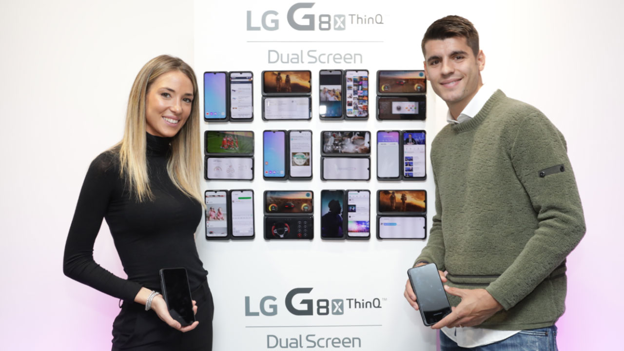 The LG G8X ThinQ with double screen is presented in Spain