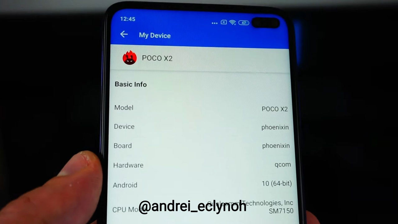 Poco X2, images reveal that it is a Redmi K30 in disguise