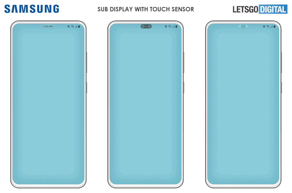 Samsung patented under-screen camera