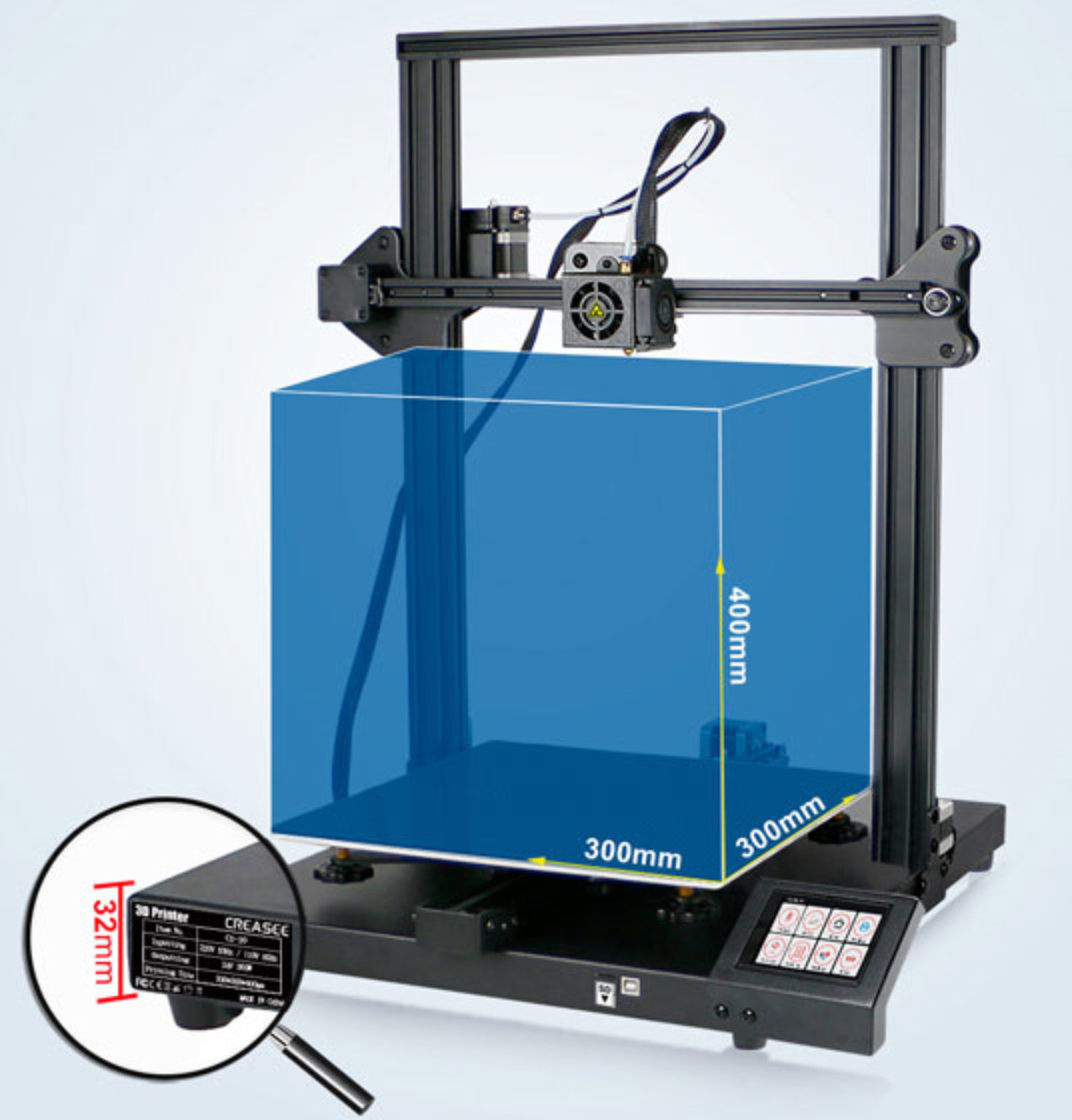 Creasee cs30 новый 3d принтер обзор