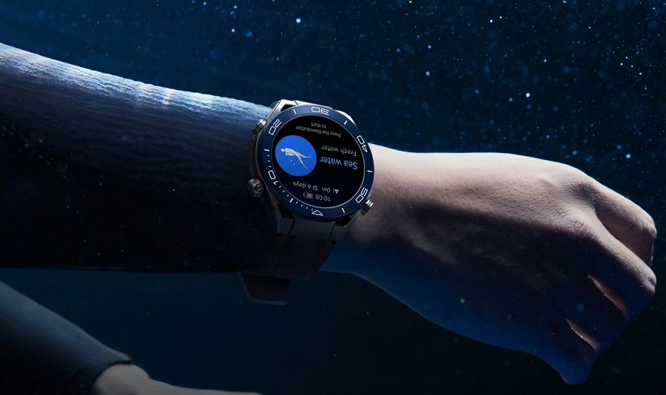 Huawei Smartwatch Ultimate Plata con Azul