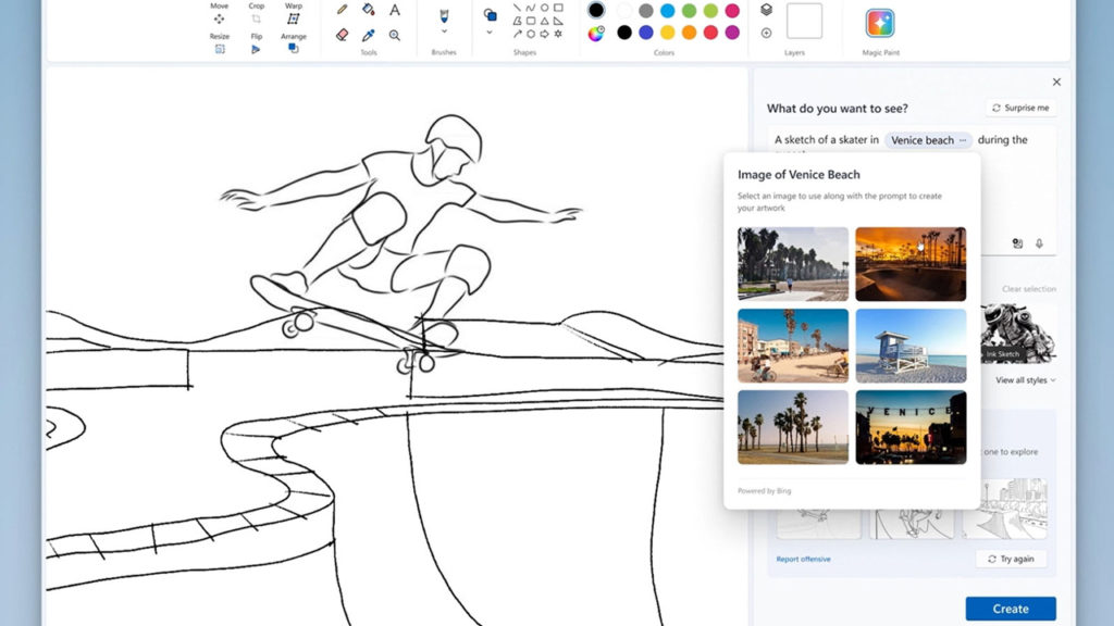 Microsoft trabajar en incorpora IA a Paint y otras apps de Windows